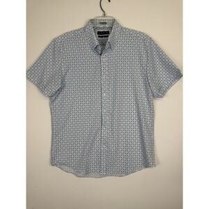 Cactus Man Ricky Singh Luxe Shirt Men's‎ L  tech Comfort White/light Blue